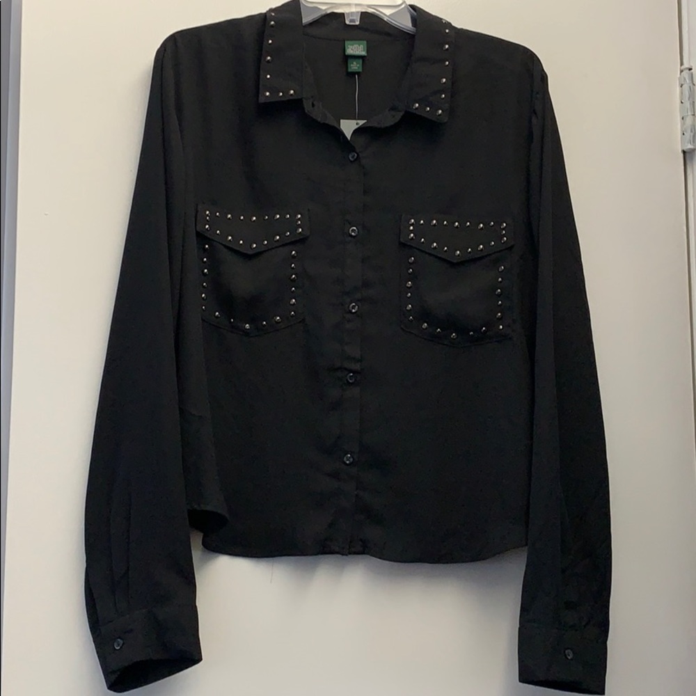 Wild Fable studded crop